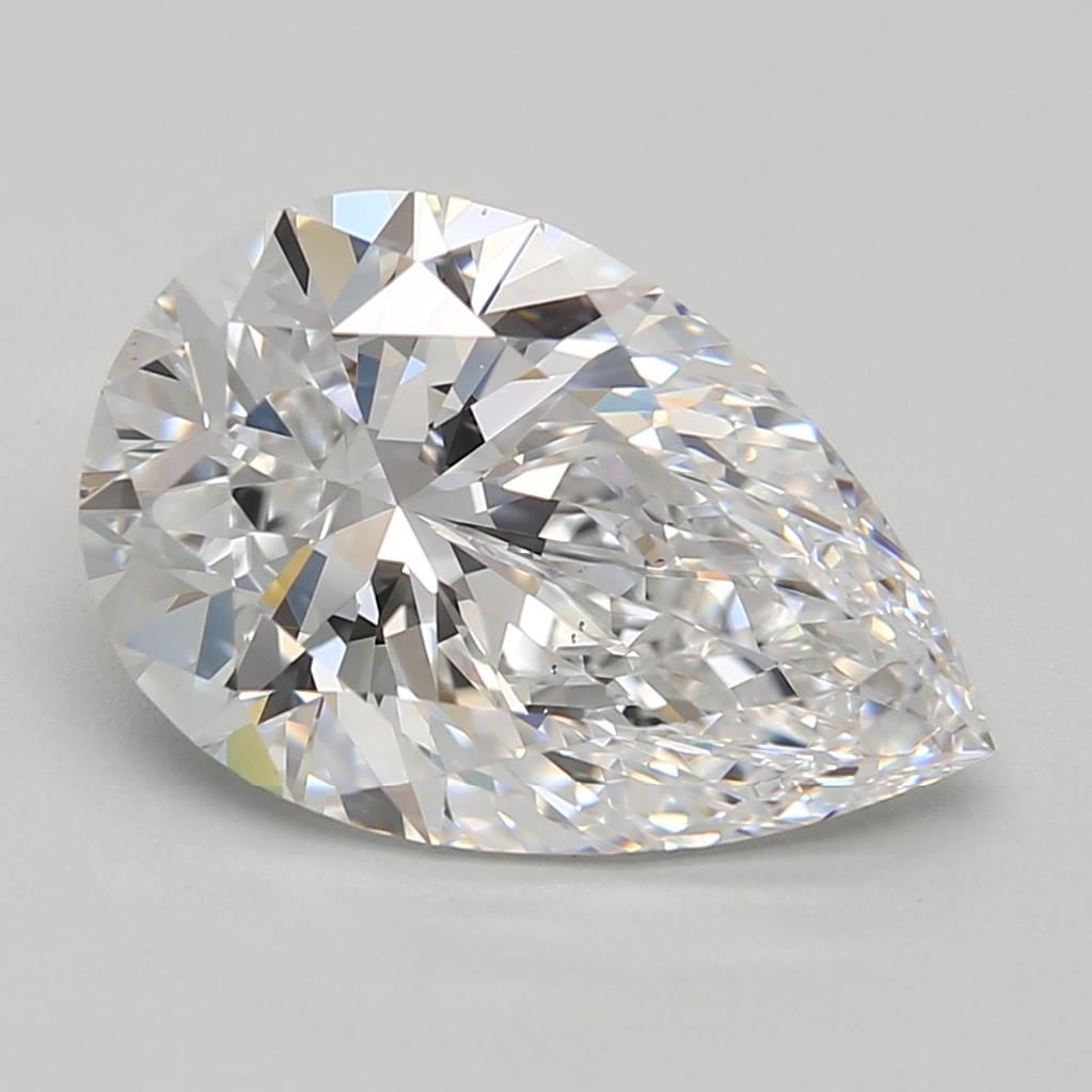 3.29 Carat D-IF Pear Lab Diamond