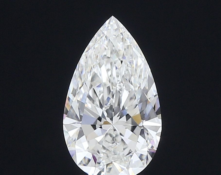 3.50 Carat F-VVS2 Pear Lab Diamond