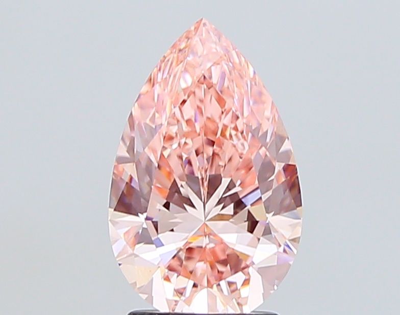 2.54 Carat Pear Cut Fancy Pink