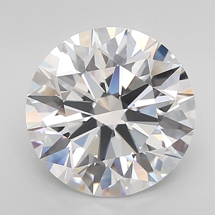 3.33 Carat D-IF Round Lab Diamond
