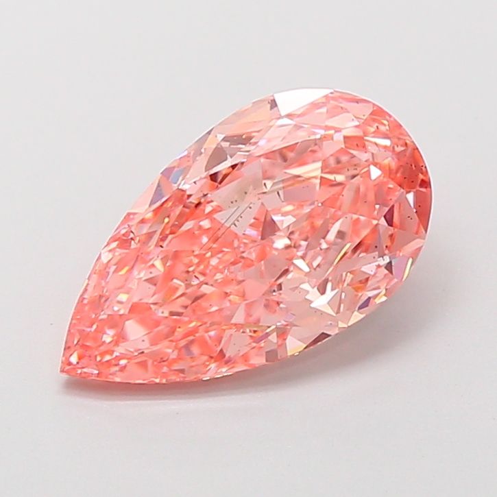 3.04 Carat Pear Cut Fancy Pink