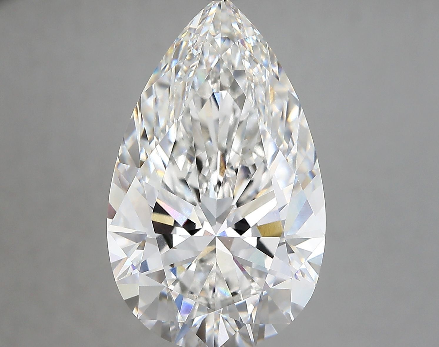 7.54 Carat E-VVS2 Pear Lab Diamond