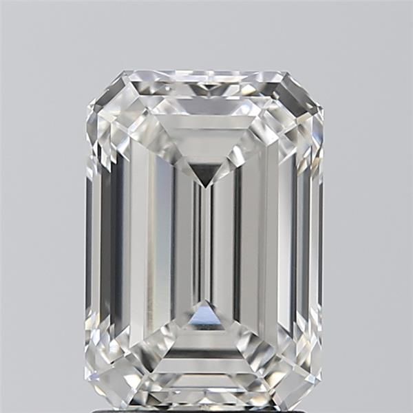 1.51 Carat F-VVS2 Emerald Lab Diamond