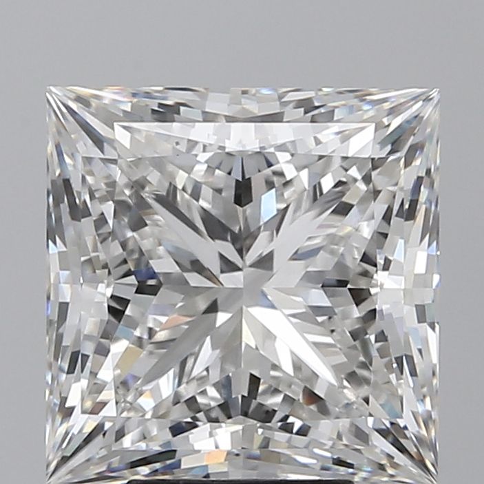 6.57 Carat G-VS1 Princess Lab Diamond