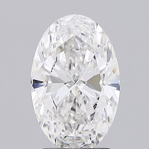 2.00 Carat E-SI1 Oval Lab Diamond