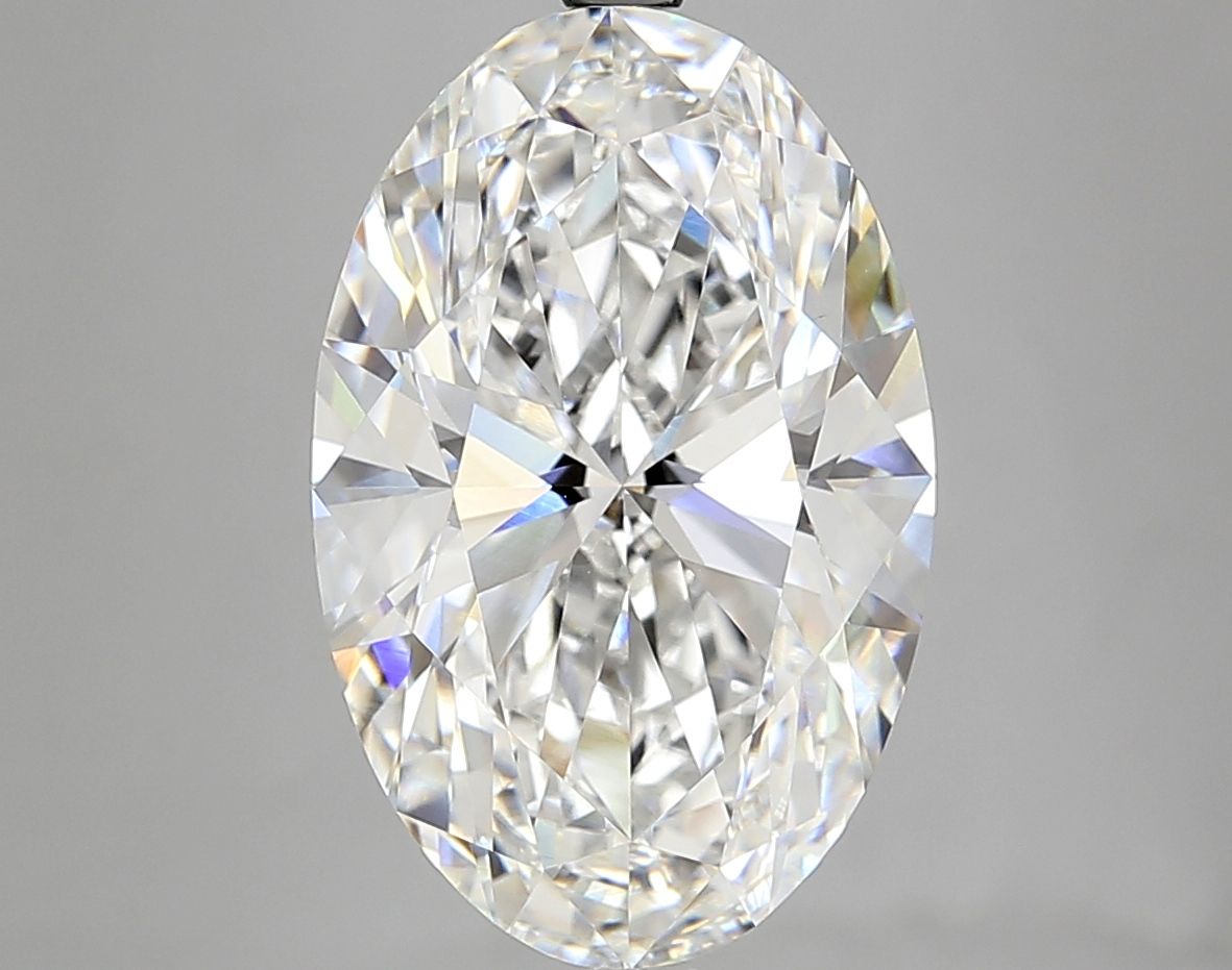 6.44 Carat E-VVS2 Oval Lab Diamond