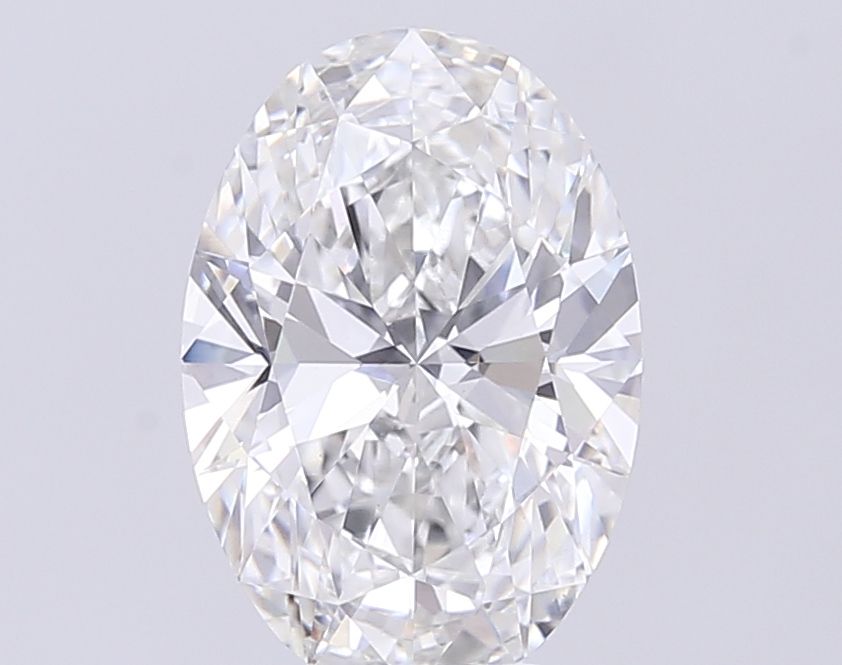 3.55 Carat F-VVS2 Oval Lab Diamond