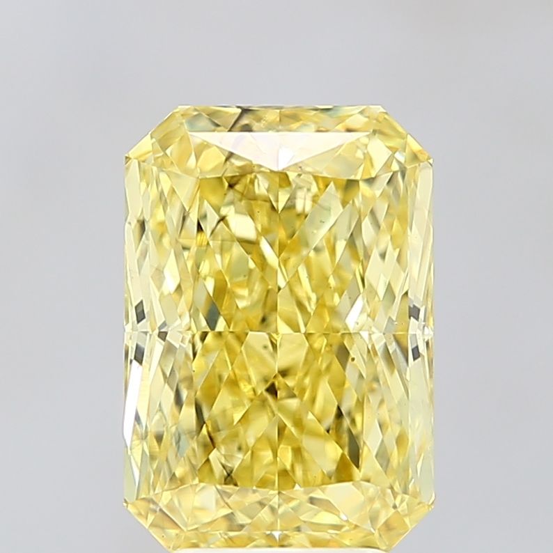 4.51 Carat Radiant Cut Fancy Yellow