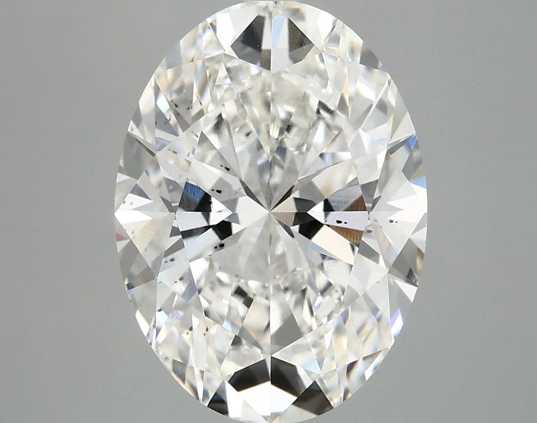 4.78 Carat G-SI1 Oval Lab Diamond
