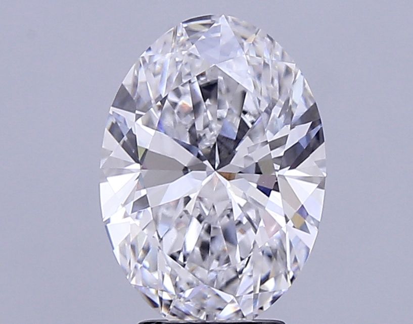 4.02 Carat D-VVS2 Oval Lab Diamond