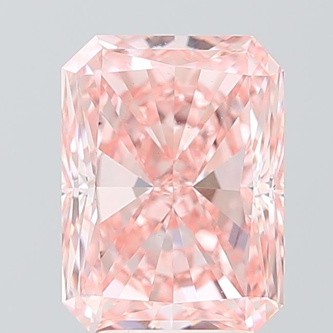 4.01 Carat Radiant Cut Fancy Pink