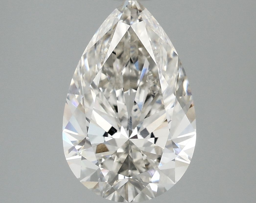 3.02 Carat G-VVS2 Pear Lab Diamond