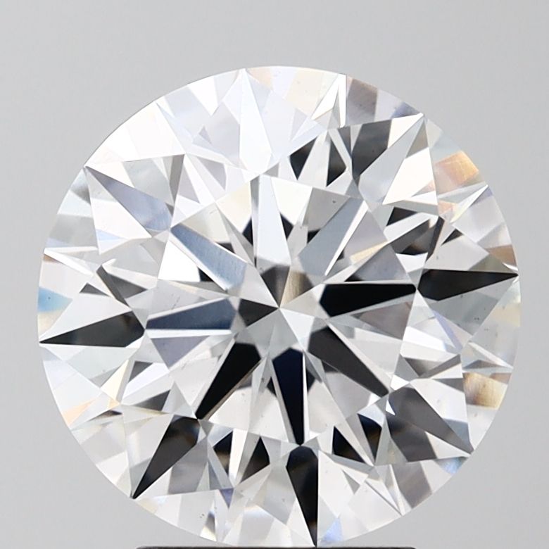 3.84 Carat D-VS1 Round Lab Diamond