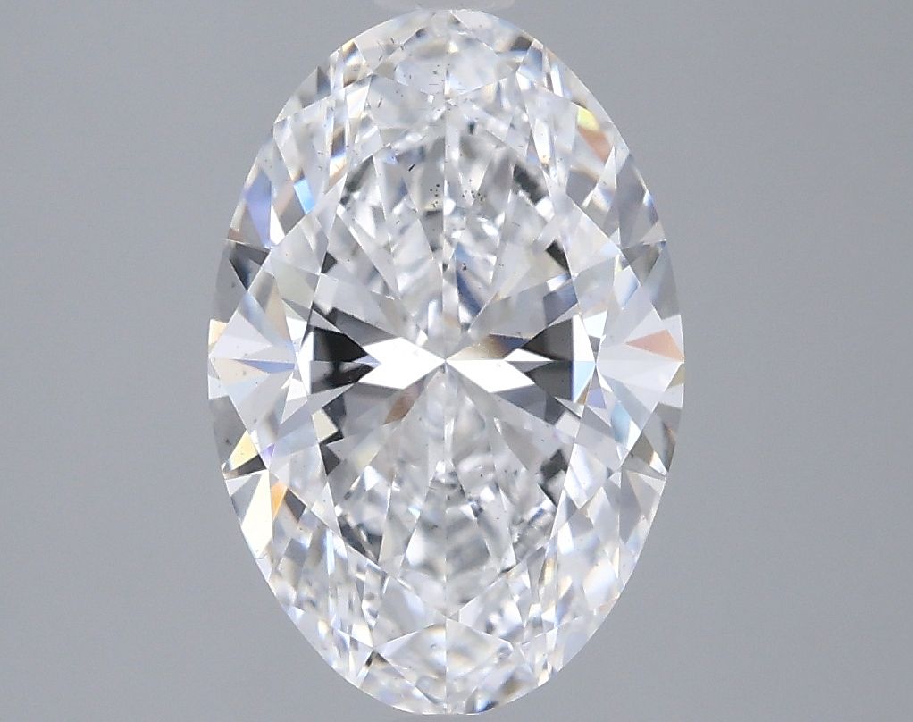 2.81 Carat D-SI1 Oval Lab Diamond
