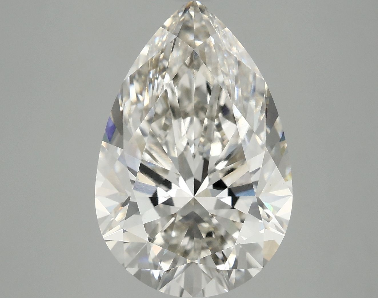 5.10 Carat H-VS1 Pear Lab Diamond