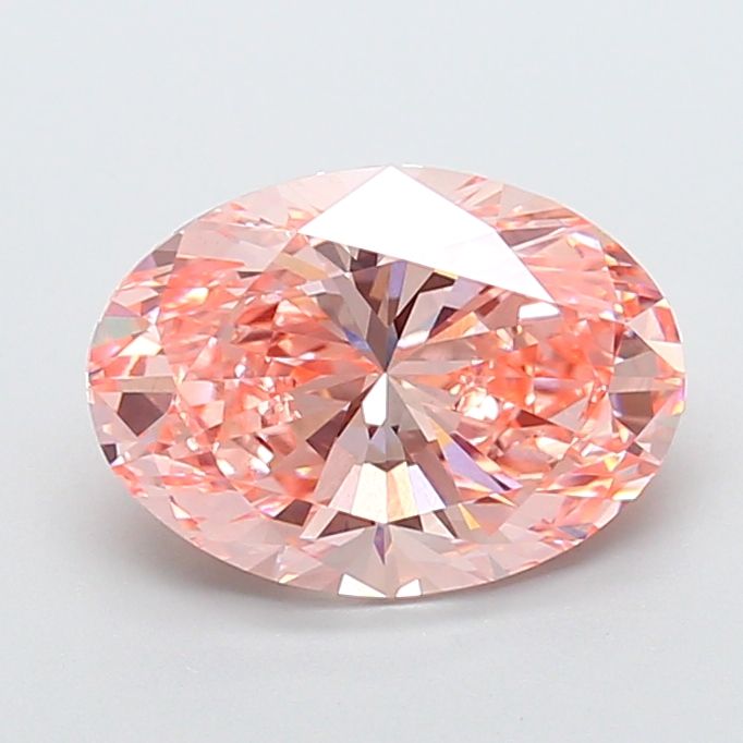 5.00 Carat Oval Cut Fancy Pink