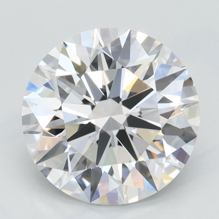 2.01 Carat D-IF Round Lab Diamond
