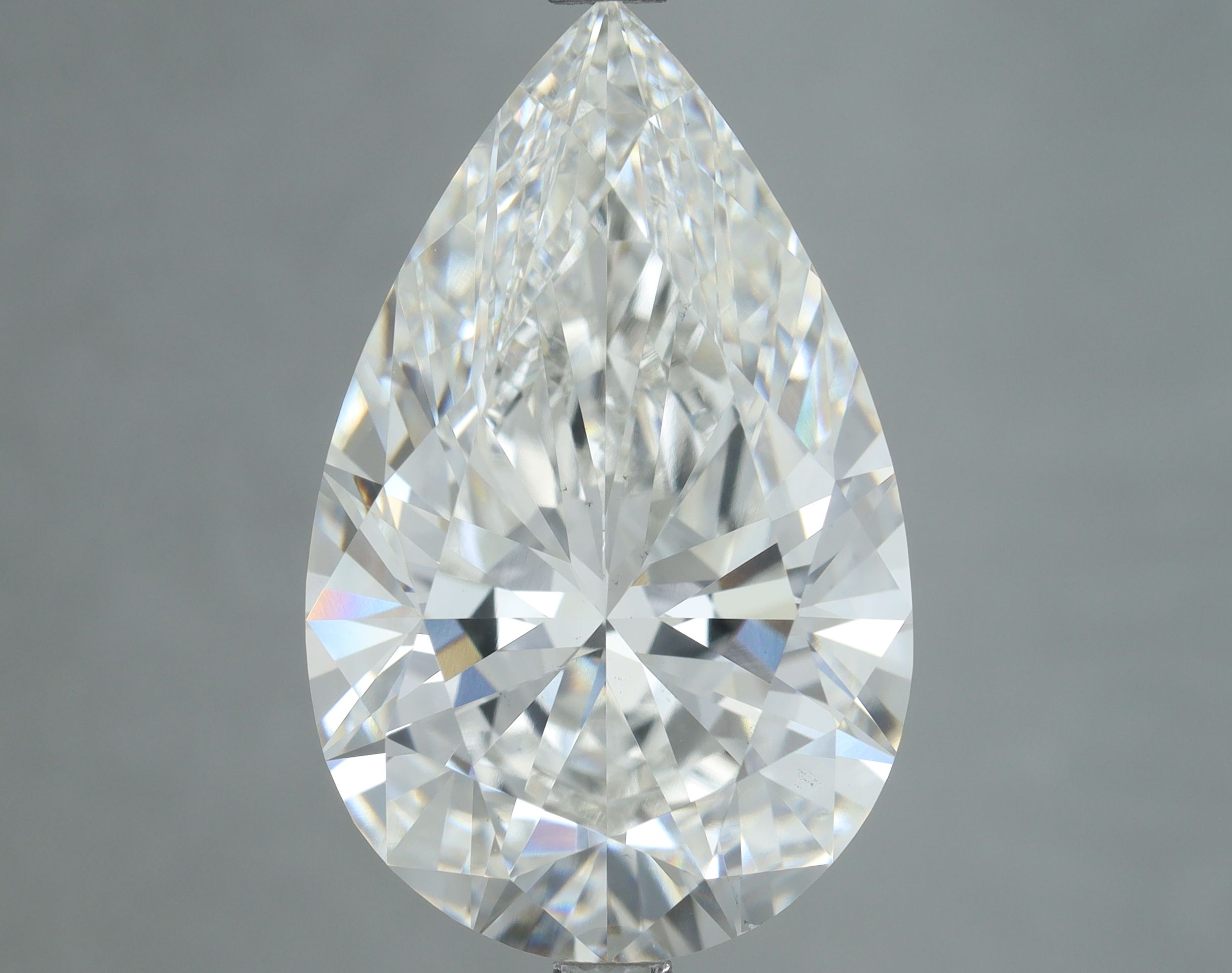 7.02 Carat E-VS2 Pear Lab Diamond