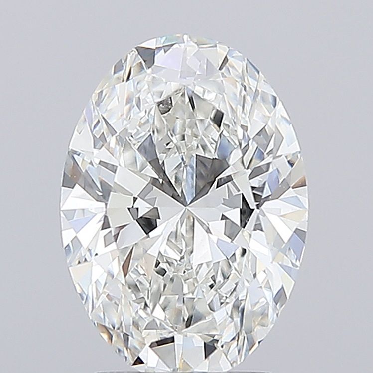 3.04 Carat F-VVS2 Oval Lab Diamond