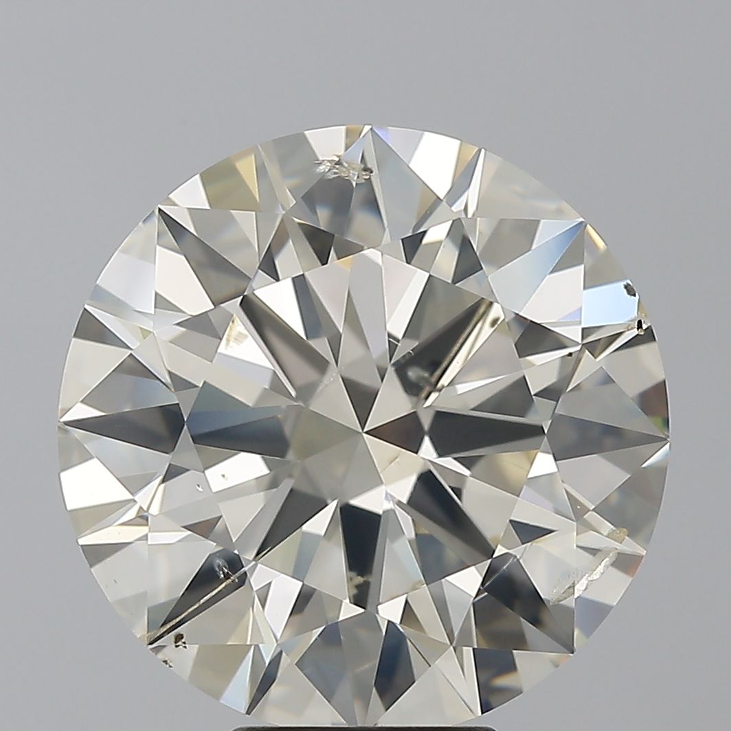 7.01 Carat L-SI2 Round Cut Diamond