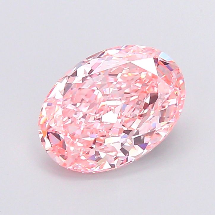 3.60 Carat Oval Cut Fancy Pink