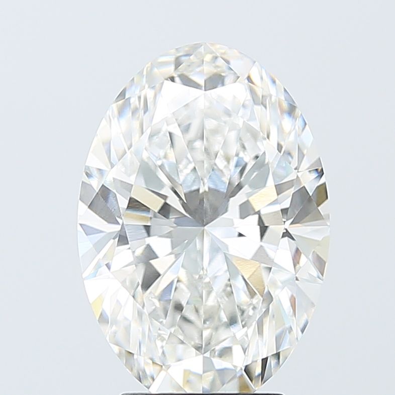 4.07 Carat F-VVS2 Oval Lab Diamond