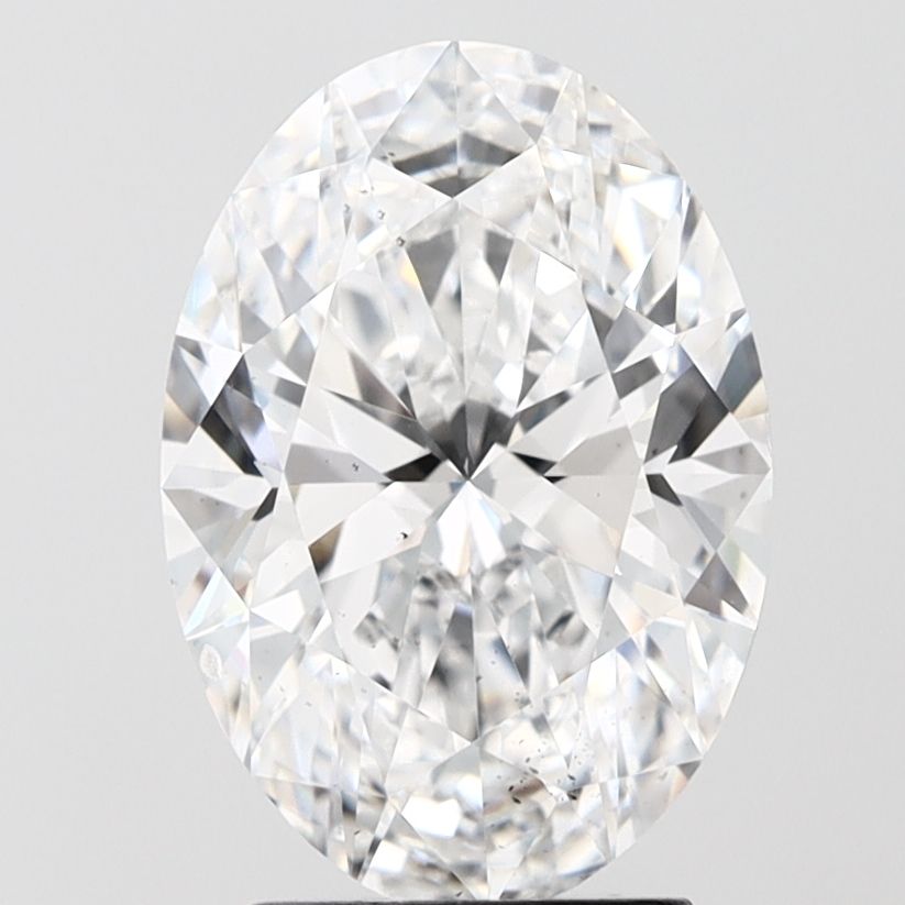 3.07 Carat D-SI1 Oval Lab Diamond