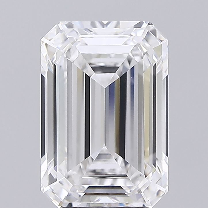 3.92 Carat D-VVS2 Emerald Lab Diamond