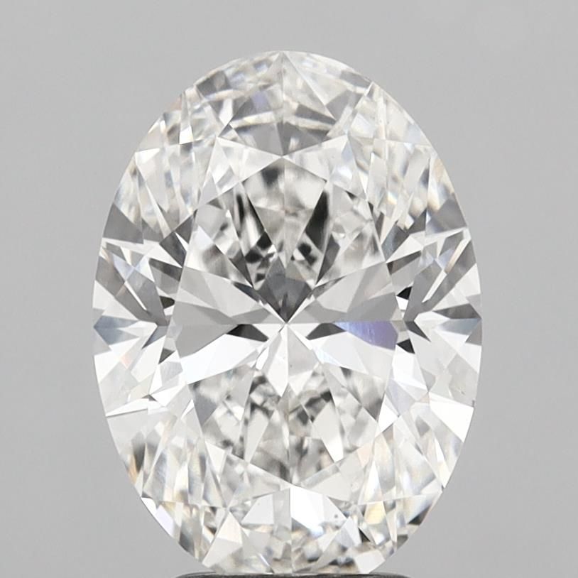 3.50 Carat F-VS1 Oval Lab Diamond