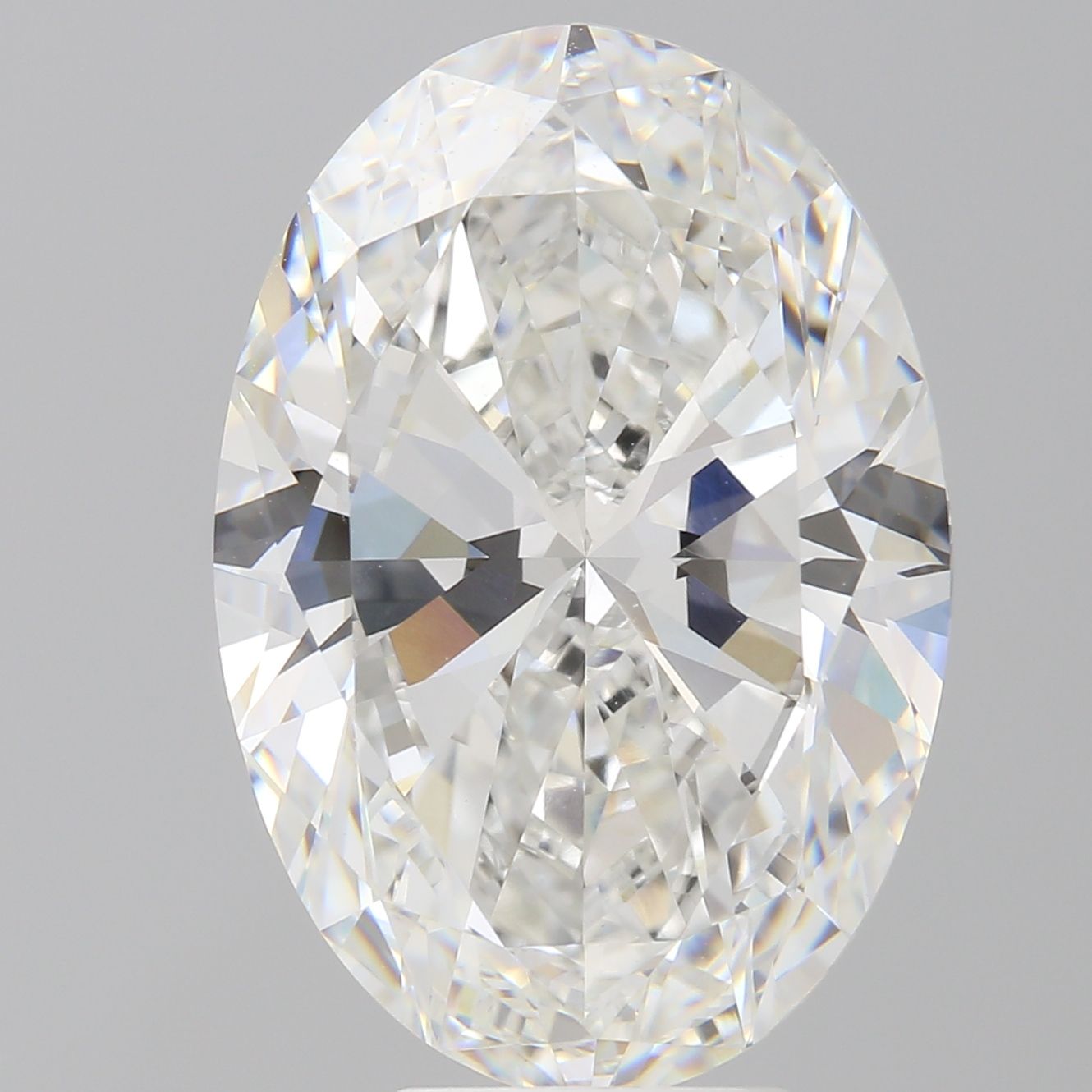 7.91 Carat F-VVS2 Oval Lab Diamond