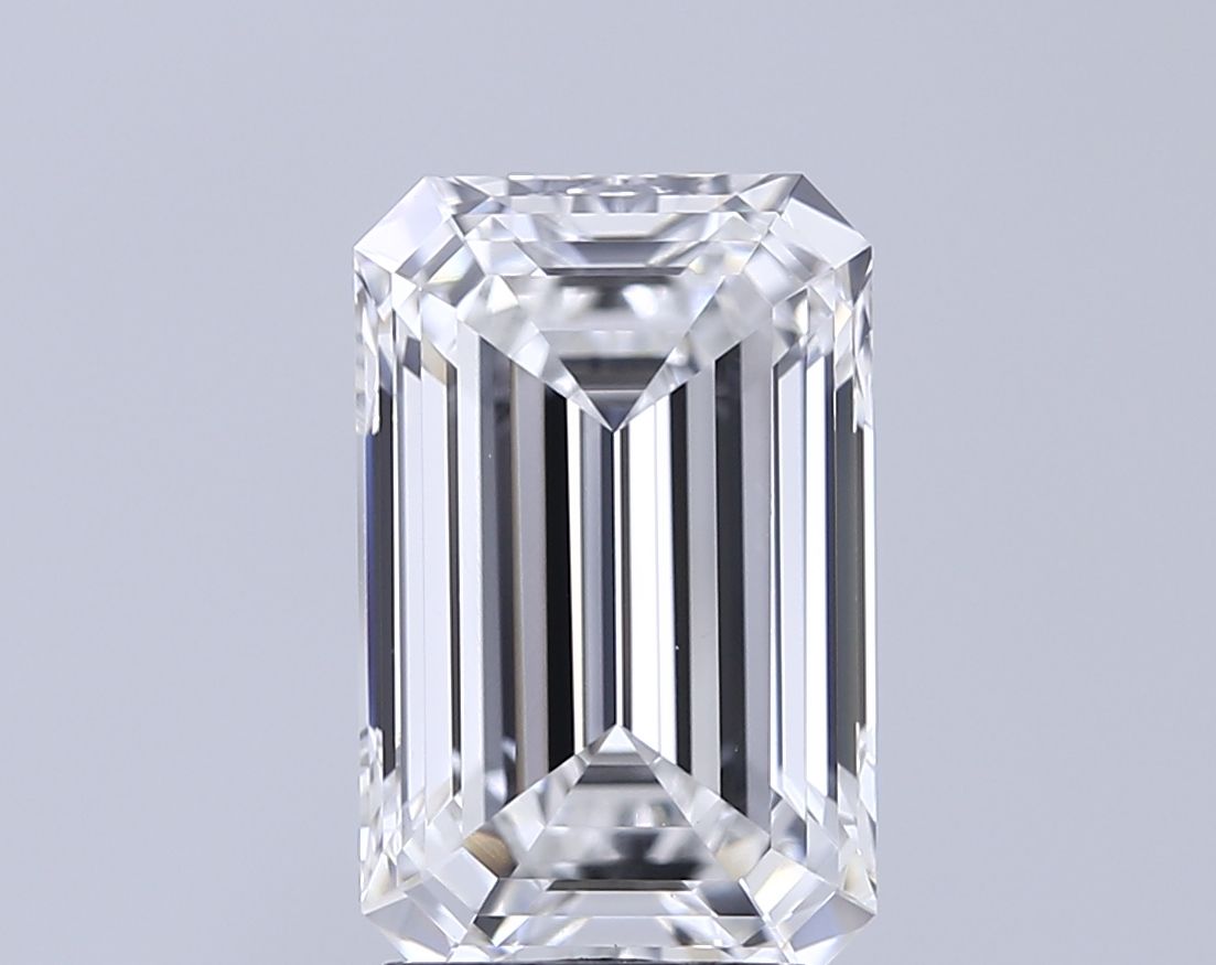 3.09 Carat E-VVS2 Emerald Lab Diamond