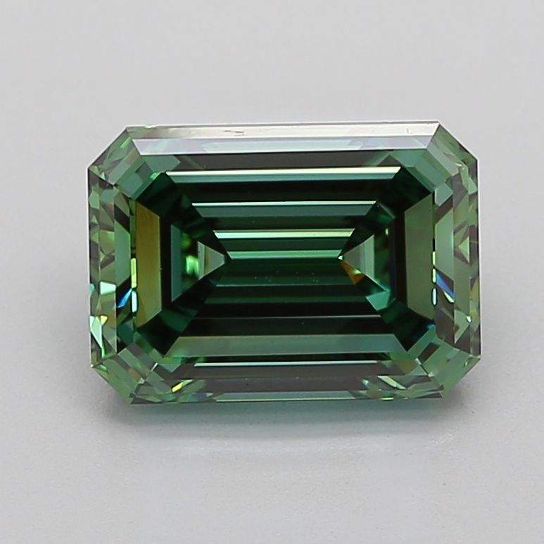 5.00 Carat Emerald Cut Fancy Green