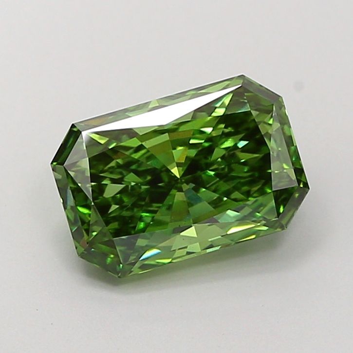2.01 Carat Radiant Cut Fancy Green