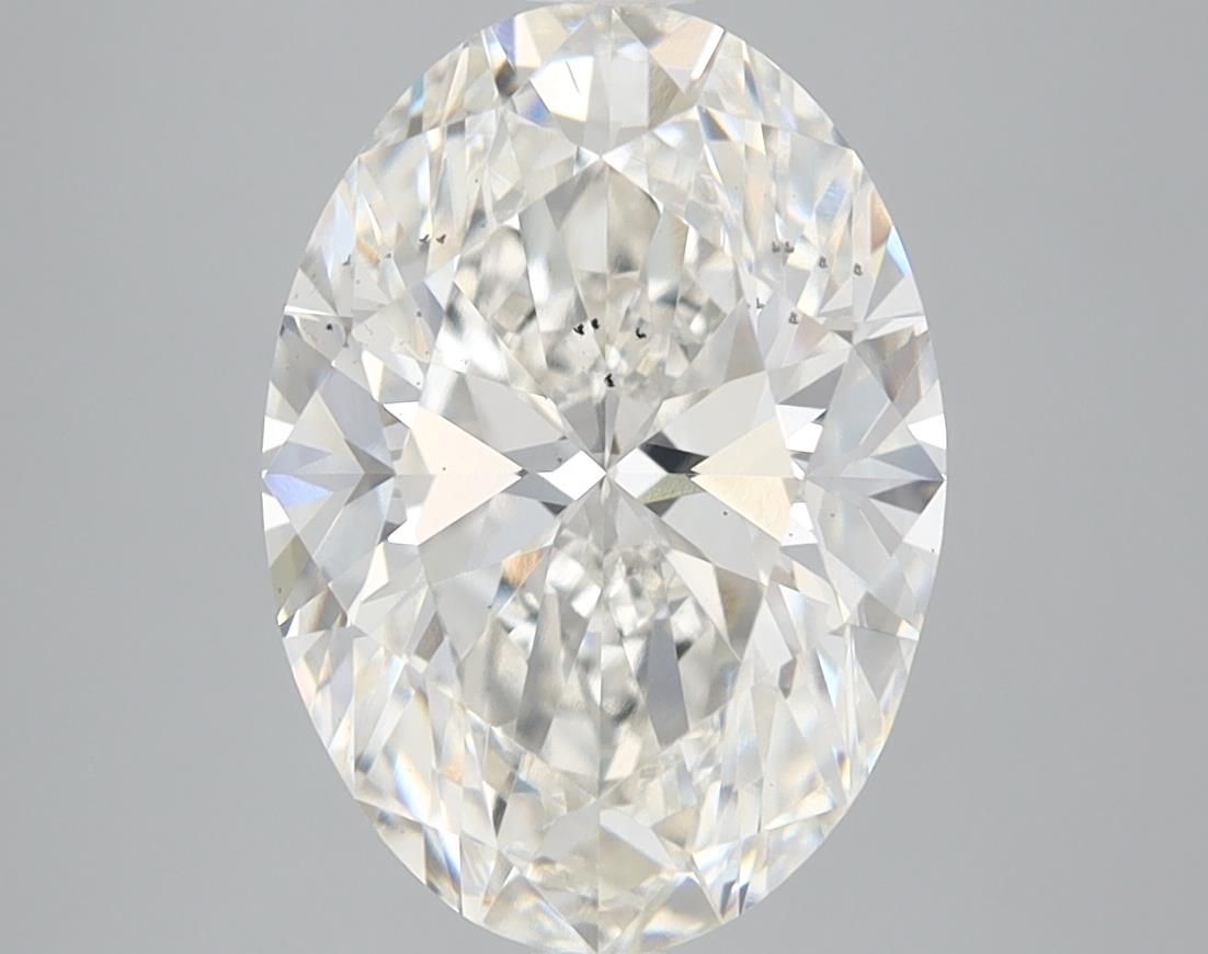 4.00 Carat G-SI1 Oval Lab Diamond