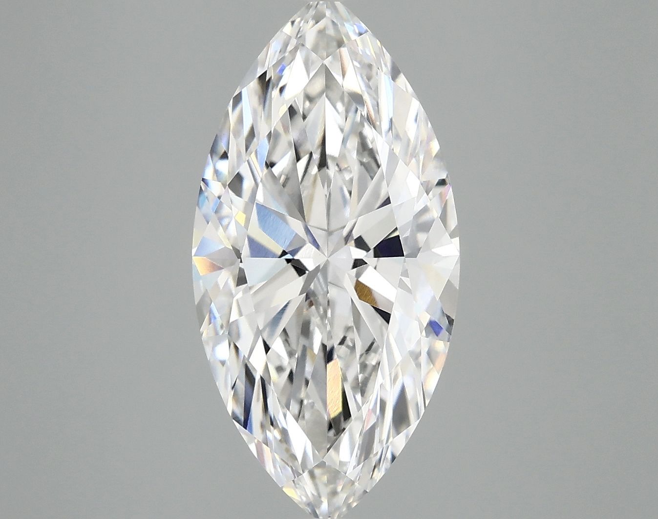 3.87 Carat F-VVS2 Marquise Lab Diamond