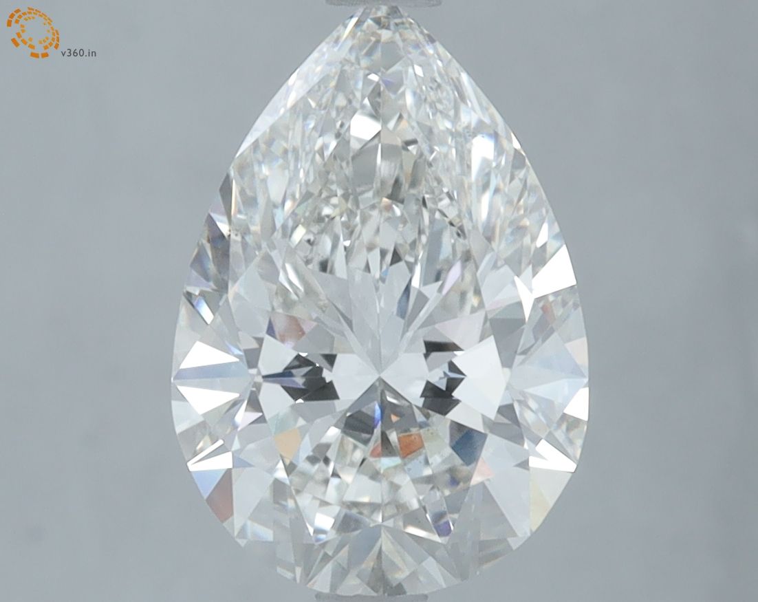 3.04 Carat F-VS2 Pear Lab Diamond