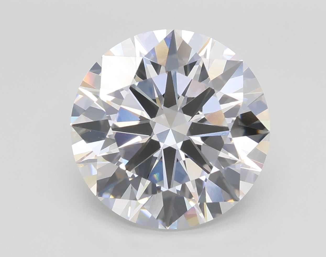 5.53 Carat F-VVS2 Round Lab Diamond