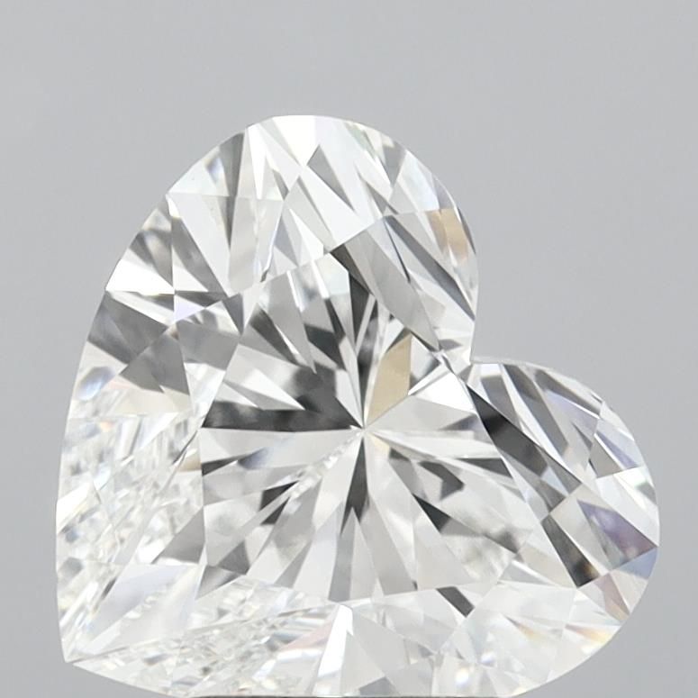 3.3 Carat F-VVS2 Heart Lab Diamond