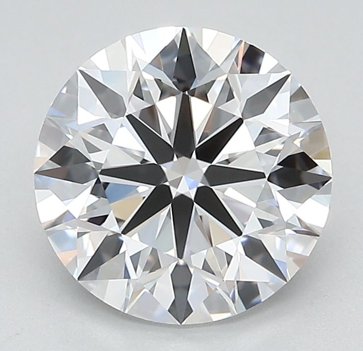 2.50 Carat D-IF Round Lab Diamond