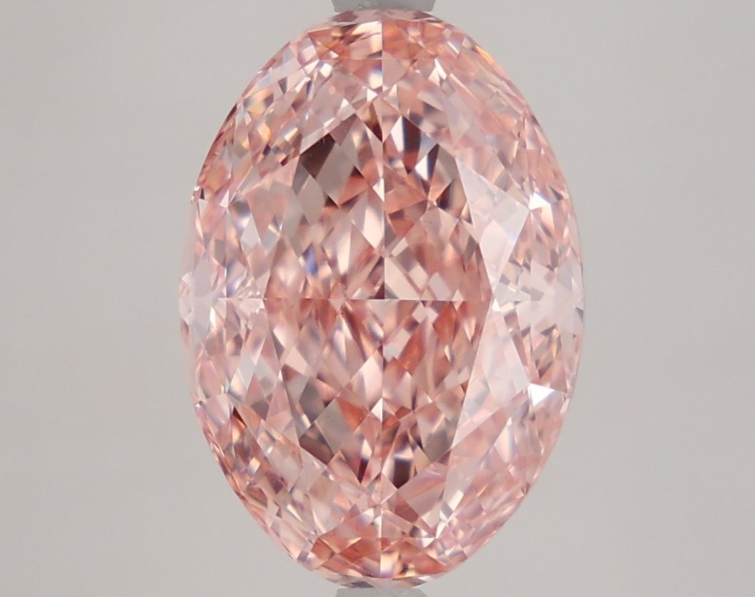 4.30 Carat Oval Cut Fancy Pink