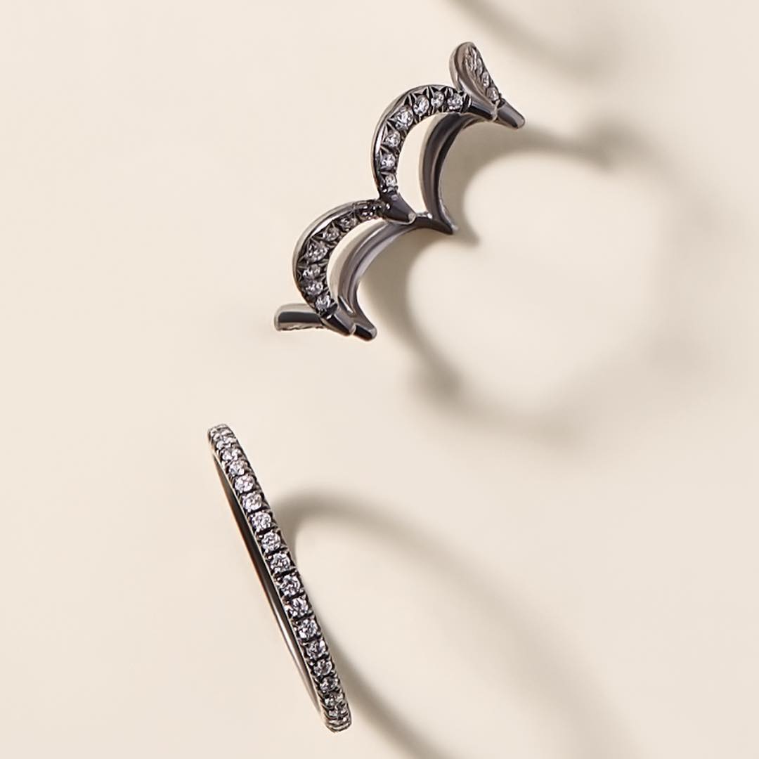 Jado Ebony - Eternity Ring-VIRABYANI