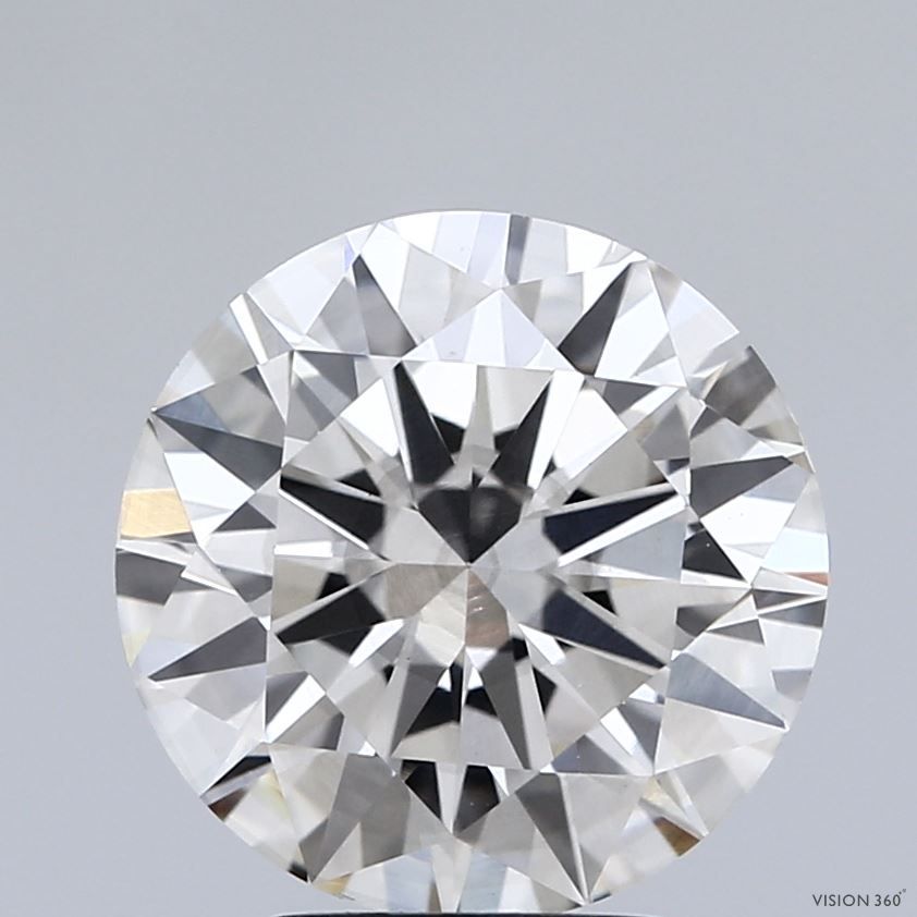 3.60 Carat I-SI1 Round Lab Diamond