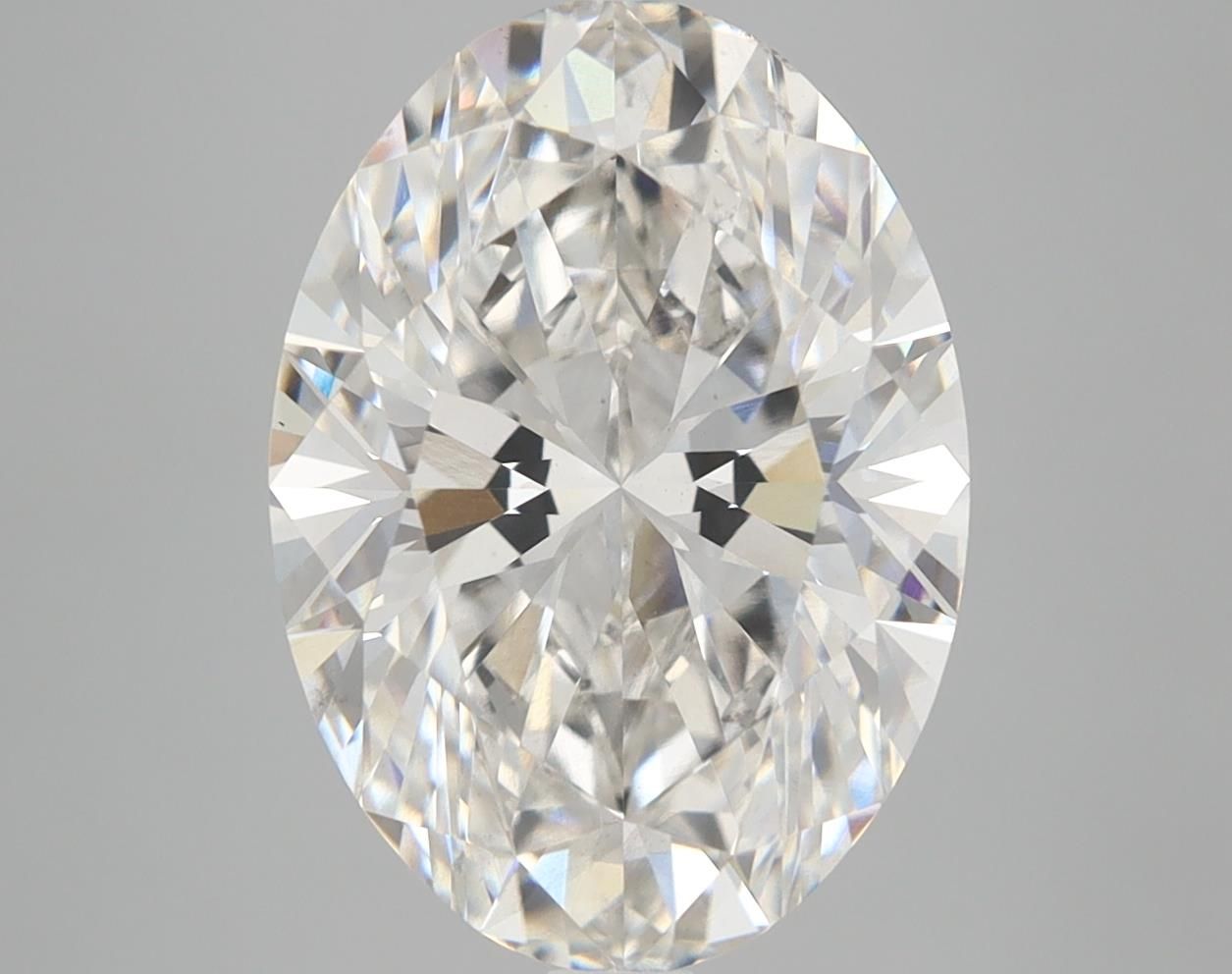 5.38 Carat H-VS2 Oval Lab Diamond