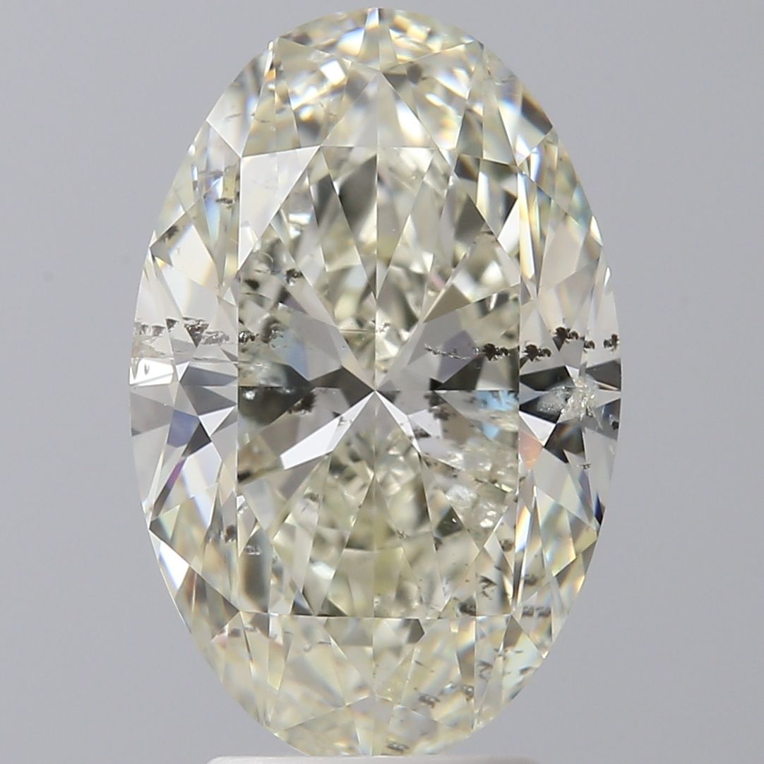 3.51 Carat J-SI2 Oval Cut Diamond