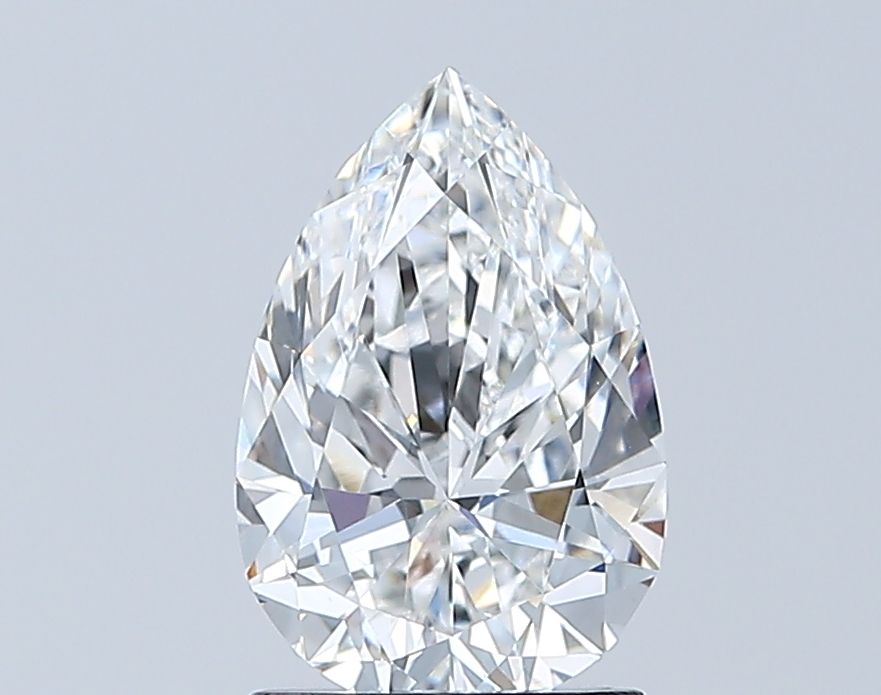 5.05 Carat F-VVS2 Pear Lab Diamond