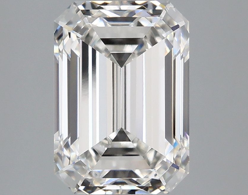 3.09 Carat F-VVS2 Emerald Lab Diamond