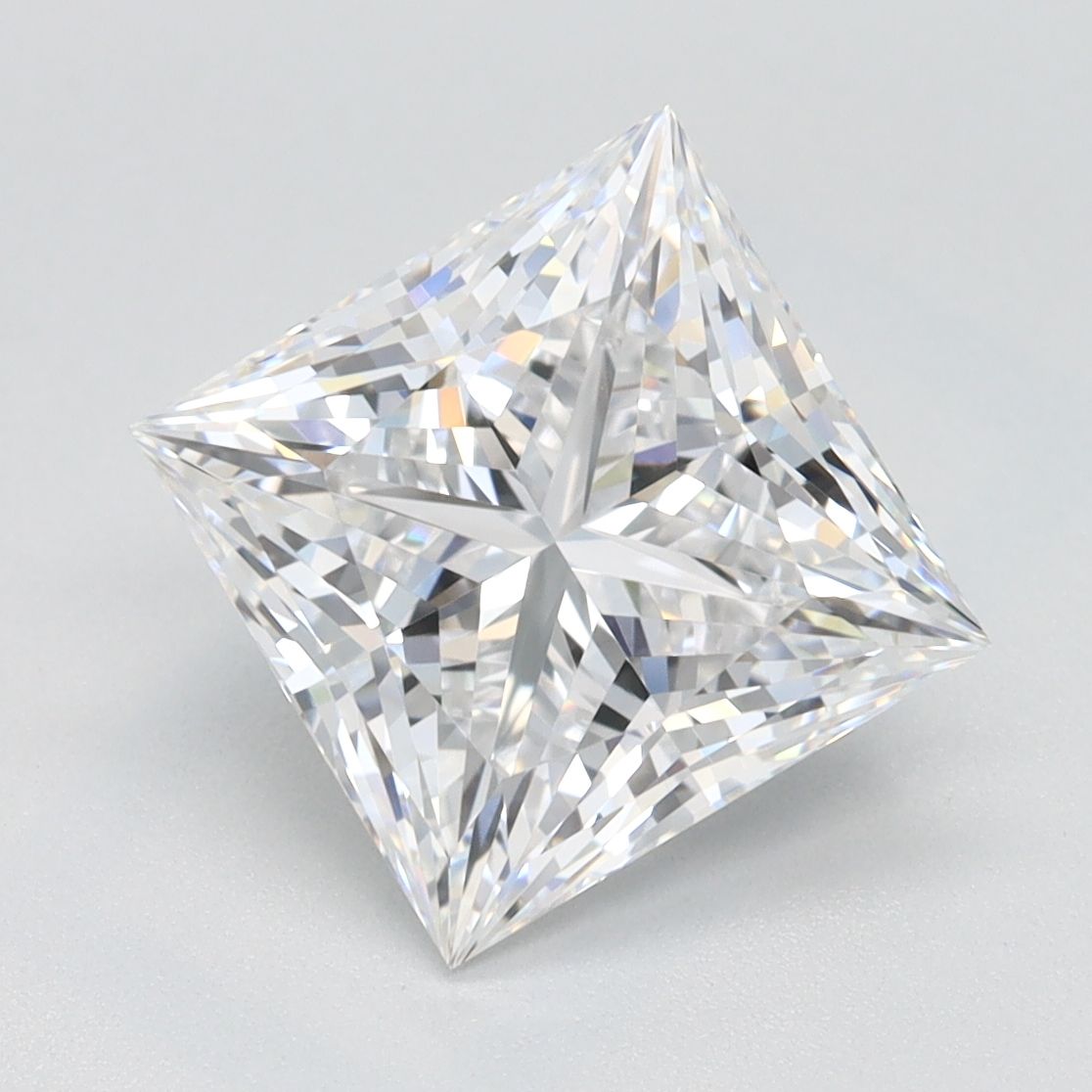 2.84 Carat D-VVS1 Princess Lab Diamond