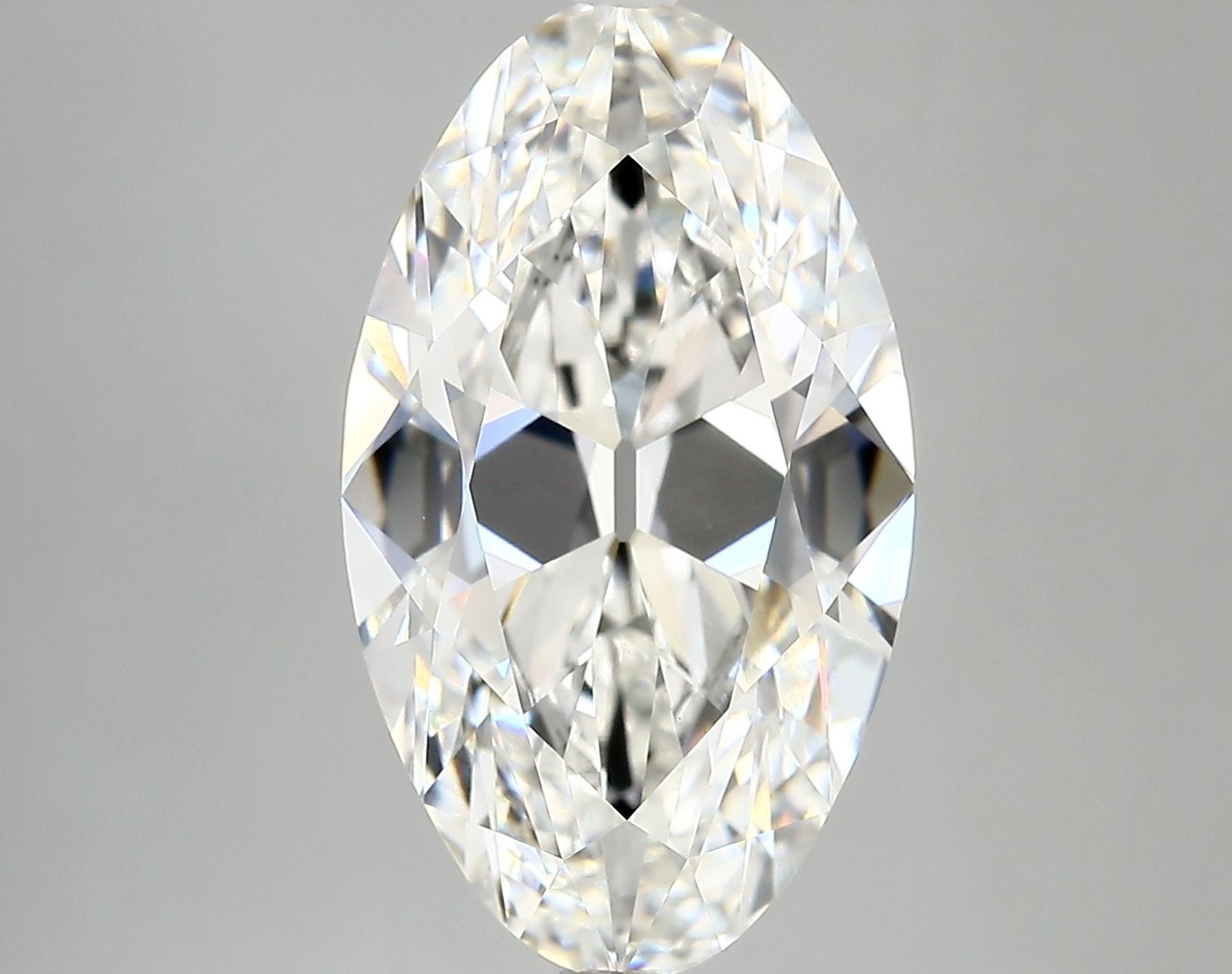 6.49 Carat F-VVS2 Oval Lab Diamond