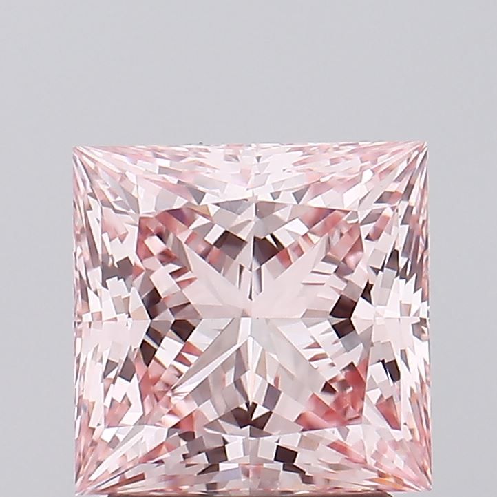 2.20 Carat Princess Cut Fancy Pink