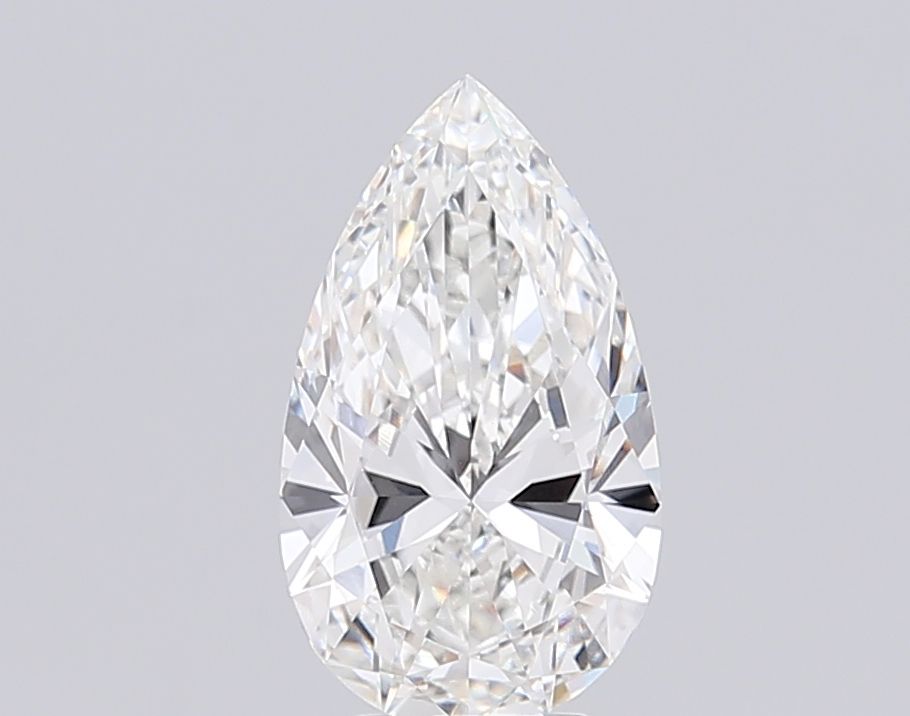 4.70 Carat F-VVS2 Pear Lab Diamond